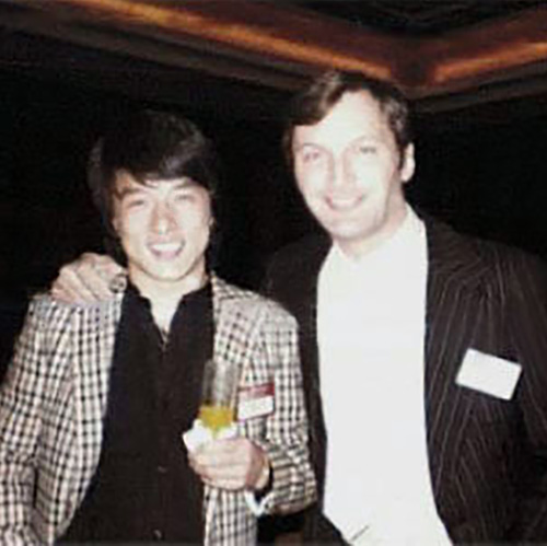Paul Ewing with Jackie Chan