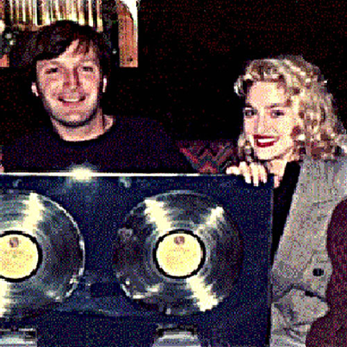 Paul Ewing with Madonna